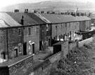 View: s00694 Rear of terraces fronting Hicks Road, off Penistone Road showing back-yards