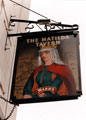 Inn sign at the Matilda Tavern, No. 100 Matilda Street