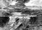 W. Richardson's impression of the bursting of Dale Dyke Dam