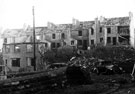Granville Road / Ingram Road, houses damaged in air raid