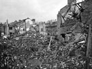 View: s00989 Hawksley Avenue, Hillsborough, houses damaged in air raid