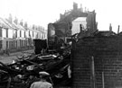 Dwelling Houses, Burgoyne Road / Bloor Street, air raid damage