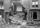 View: s00999 Dwelling House, Charlotte Road, air raid damage