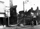 Shop property, Infirmary Road, air raid damage