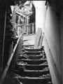 Staircase in Maud Maxfield Day School for the Deaf, East Bank Road, after the air raids. Formerly East Hill House	