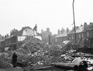St Mary's Road after air raids	