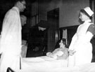 Princess Royal (Mary) visits casualties in hospital