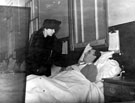 Princess Royal (Mary) visits casualties in hospital