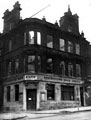 Westminster Bank and No. 40 Westminster Hotel, High Street, after air raid, World War II