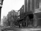 King Street looking towards Haymarket, showing air raid damage