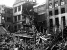 Walker and Hall Ltd., Electro Works, Eyre Street, showing air raid damage