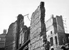 Cockayne's Site, Angel Street, after air raid