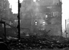 Cockayne's Site, Angel Street, after air raid