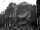 J. W. Northend, printers, No. 49 West Street, air raid damage