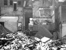 Rear of Public Assistance Dept., West Bar, air raid damage