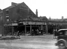 The Wicker at junction of Andrew Street, air raid damage