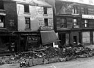 Shops, Ellesmere Road, air raid damage