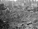 Whixley Road, Darnall, air raid damage
