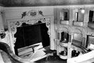 Interior of Lyceum Theatre, prior to restoration. Situated at junction of Arundel Street and Tudor Street, opened 26 December, 1893, holding 2,500 people. After closing it fell into disrepair and was restored in the late 1980s