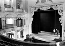 Interior of Lyceum Theatre prior to restoration. Situated at junction of Arundel Street and Tudor Street, opened 26 December, 1893, holding 2,500 people. After closing it fell into disrepair and was restored in the late 1980s