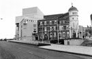 The restored Lyceum Theatre from Arundel Gate. Situated at junction of Arundel Street and Tudor Street, opened 26 December, 1893, holding 2,500 people. After closing it fell into disrepair and was restored in the late 1980s