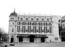 The restored Lyceum Theatre from Tudor Square. Situated at junction of Arundel Street and Tudor Street, opened 26 December, 1893, holding 2,500 people. After closing it fell into disrepair and was restored in the late 1980s