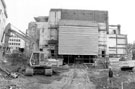 Lyceum Theatre from rear during reconstruction
