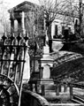 Sheffield General Cemetery, Non Conformist Mortuary Chapel in background