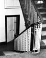 Original cast iron stairway in the former Britannia Theatre, West Bar. The door in the background was originally the entrance to gallery seating