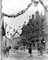 View: s01548 Corn Exchange, Broad Street, decorated for the visit of Queen Victoria