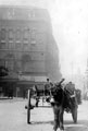 Donkey cart, Arundel Street, looking towards Theatre Royal, Tudor Street