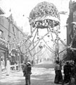 Queen Victoria's visit. Decorations on Cambridge Street Queen Victoria's visit. Decorations on Cambridge Street