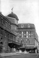 Lyceum Theatre, Arundel Street, looking towards Theatre Royal, Tudor Street, Latter pulled down in 1936 after destroyed by fire