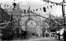 View: s01608 Visit of Queen Victoria, decorative arch in Barkers Pool