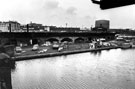 Elevated view of Sheffield Canal Basin looking towards Sheaf Works (right centre)
