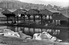 View: s01679 Timber Dock, Sheffield Canal Basin looking towards Bernard Street and Bard Street Flats