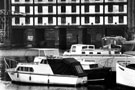 Motor Cruisers including 'Marigold' and the Straddle Warehouse, Sheffield Canal Basin