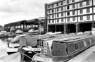 Narrow Boats including 'Norwood' and 'Becky' and the Straddle Warehouse and Timber Dock, Sheffield Canal Basin