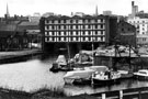 View: s01690 Straddle Warehouse and various motor cruisers, Sheffield Canal Basin