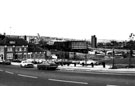 Sheffield Canal Basin viewed from Broad Street with No. 67 the Old Blue Ball public house in the foreground