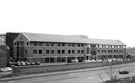 Sheffield Canal Basin, South Quay Building with Sheffield Parkway in foreground