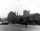 Castlefolds Market, Exchange Street, Corn Exchange in background