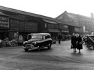 Castlefolds Wholesale Fruit and Vegetable Market, Exchange Street, Norfolk Market Hall in background