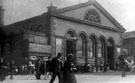 Norfolk Market Hall, Haymarket, prior to the rebuilding of the west front 1904-5