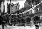 Corn Exchange, decorated for Queen Victoria's visit