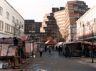 Moorfoot Market, shops and Manpower Services building Moorfoot Market, shops and Manpower Services building