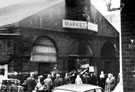 Sheaf Market, (Fish Market) also known as Rag an' Tag, Shude Hill, shortly before closure