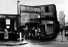 Sheaf Market, (Rag an' Tag) Commercial Street entrance, just before closure