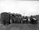 View: s02097 Unloading munition boxes, Sheffield Simplex Motor Works Ltd., Fitzwilliam Works, Tinsley, World War I