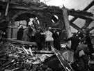 Marples Hotel, No. 4 Fitzalan Square rescue work after the Blitz